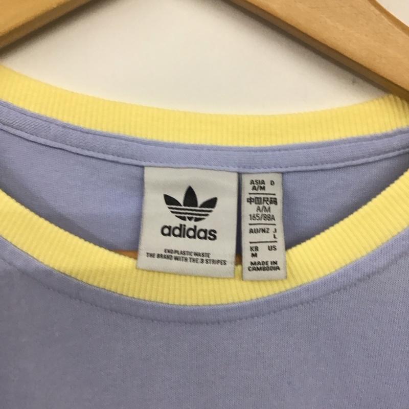 アディダス adidas Tシャツ 半袖 IC3099 W CALI TEE ショートスリーブ L 無地 紫 / パープル /  レディース USED 古着 中古 10133690