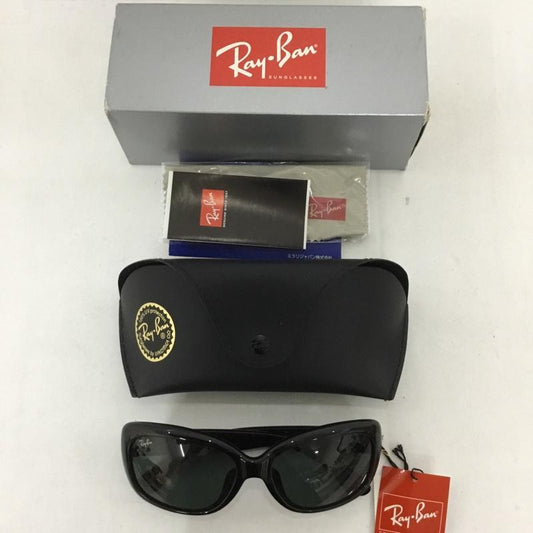 レイバン Ray-Ban めがね・サングラス サングラス RB4101F JACKIE OHH ジャッキーオー ケース付き ロゴ、文字 黒 / ブラック /  メンズ USED 古着 中古 10129430