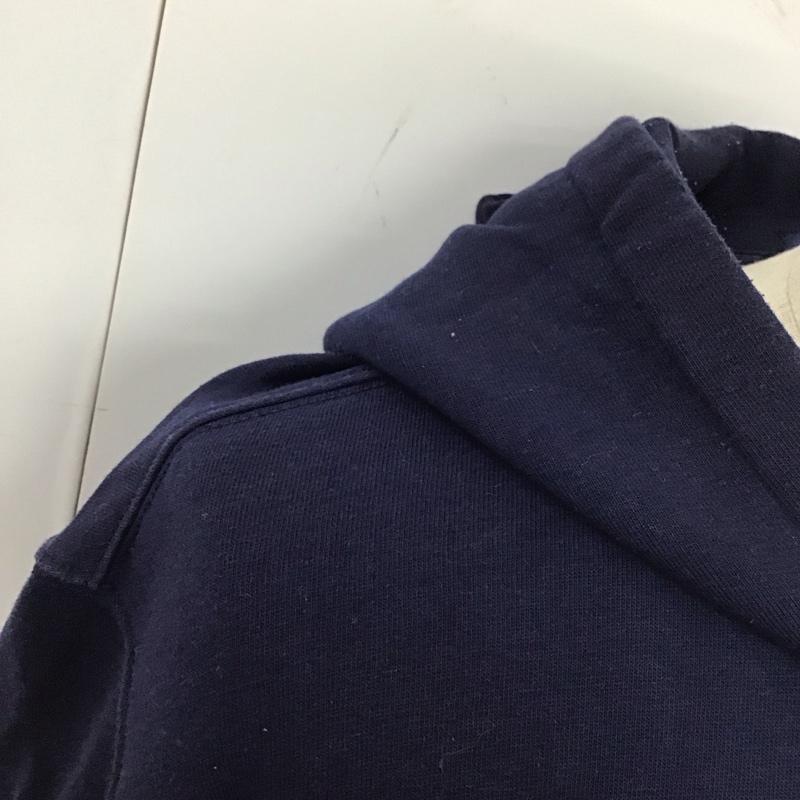 ポロラルフローレン POLO RALPH LAUREN パーカー 長袖 ジップアップパーカー 長袖パーカー フード付きパーカー XL ロゴ、文字 紺 / ネイビー /  メンズ USED 古着 中古 10110423