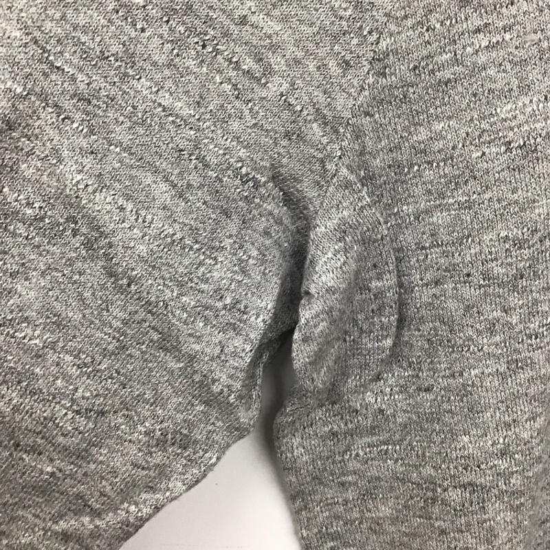 トミーヒルフィガー TOMMY HILFIGER ニット、セーター 長袖 XL 無地 灰 / グレー /  メンズ USED 古着 中古 10128562