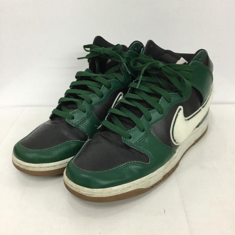 ナイキ NIKE スニーカー スニーカー DR8805-001 DUNK HIGH RETRO 30cm 30.0cm ロゴ、文字 黒 / ブラック / X 白 / ホワイト / X 緑 / グリーン /  メンズ USED 古着 中古 10128625