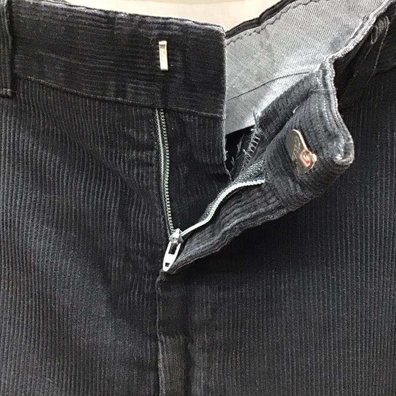 古着 USED パンツ ワークパンツ、ペインターパンツ 古着 コーデュロイパンツ ワイドパンツ カジュアルパンツ 無地 黒 / ブラック /  メンズ USED 古着 中古 10120525