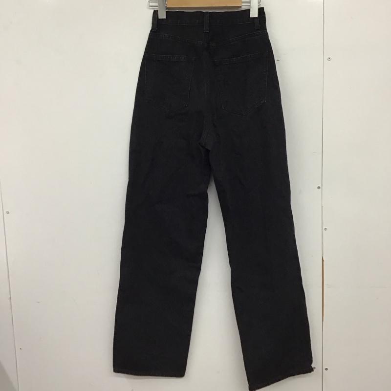 マウジー MOUSSY パンツ デニム、ジーンズ 010faa11-5430 ストレートパンツ 無地 黒 / ブラック /  レディース USED 古着 中古 10149550