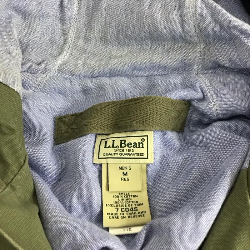 エルエルビーン L.L.Bean ジャケット、上着 ジャケット、ブレザー 7C045 マウンテンパーカー コットン M ロゴ、文字 カーキ / カーキ /  メンズ USED 古着 中古 10123519