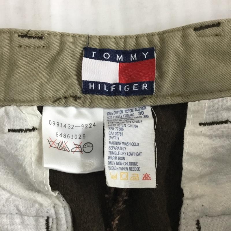 トミーヒルフィガー TOMMY HILFIGER パンツ ワークパンツ、ペインターパンツ コーデュロイパンツ ワイドパンツ ストレートパンツ カジュアルパンツ 30インチ 無地 茶 / ブラウン /  メンズ USED 古着 中古 10120835