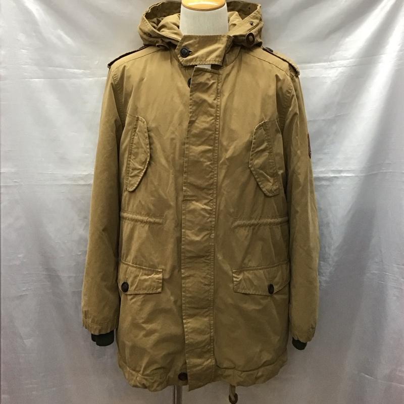 トミーヒルフィガー TOMMY HILFIGER ジャケット、上着 ジャケット、ブレザー 0887824596 ライナー付き 11-2611405-620 モッズコート M ロゴ、文字 ベージュ / ベージュ /  メンズ USED 古着 中古 10121180