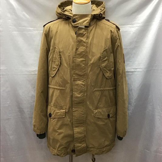 トミーヒルフィガー TOMMY HILFIGER ジャケット、上着 ジャケット、ブレザー 0887824596 ライナー付き 11-2611405-620 モッズコート M ロゴ、文字 ベージュ / ベージュ /  メンズ USED 古着 中古 10121180