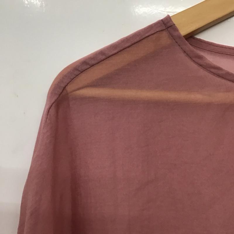 アルシーヴ archives シャツ、ブラウス 長袖 無地 桃 / ピンク /  レディース USED 古着 中古 10139574