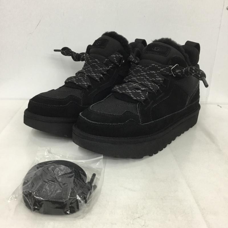 アグ UGG スニーカー スニーカー 1170750 Lowmel 26cm 26.0cm ロゴ、文字 黒 / ブラック /  メンズ USED 古着 中古 10142717