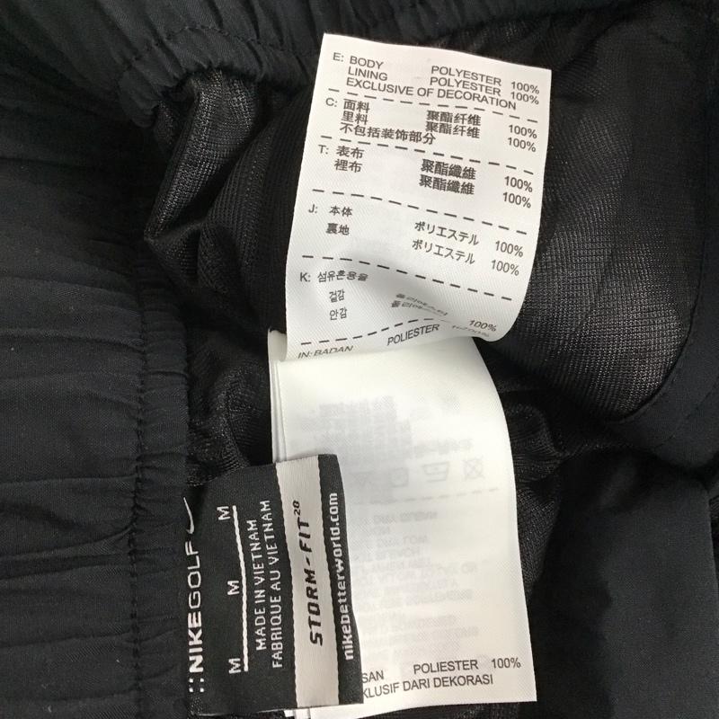 ナイキ NIKE ウェア ウェア 617866-307 ゴルフ レインウェア ジャケット パンツ M ロゴ、文字 黄 / イエロー / X 黒 / ブラック /  メンズ USED 古着 中古 10142289