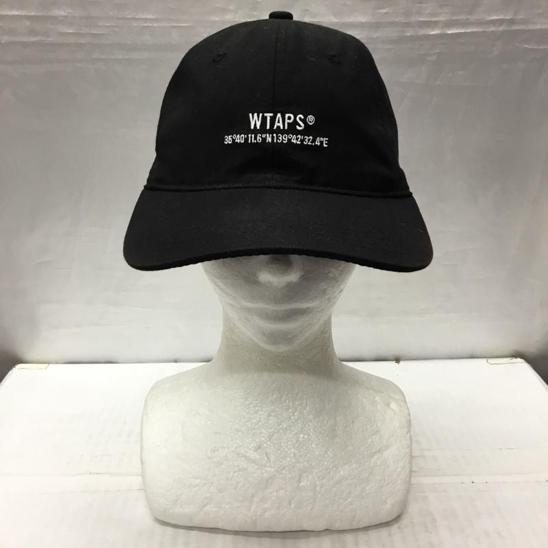 ダブルタップス WTAPS 帽子 キャップ 202HCDT-HT07 6パネル ロゴ、文字 黒 / ブラック /  メンズ USED 古着 中古 10118939
