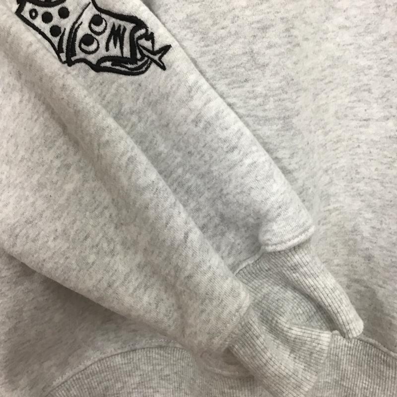 エフアールツー FR2 トレーナー 長袖 長袖トレーナー スウェット クルーネック プルオーバー L ロゴ、文字 灰 / グレー /  メンズ USED 古着 中古 10145311