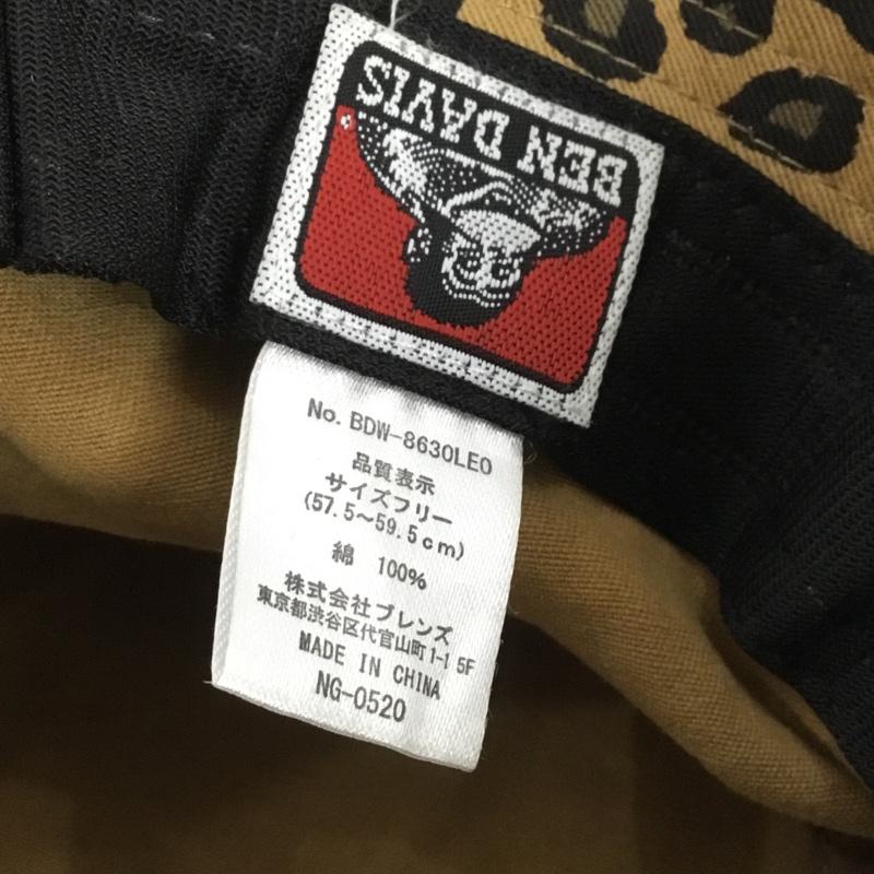 ベンデイビス BEN DAVIS 帽子 ハット バケットハット バケハ ヒョウ柄 FREE ワンポイント マルチカラー / マルチカラー /  メンズ USED 古着 中古 10123638