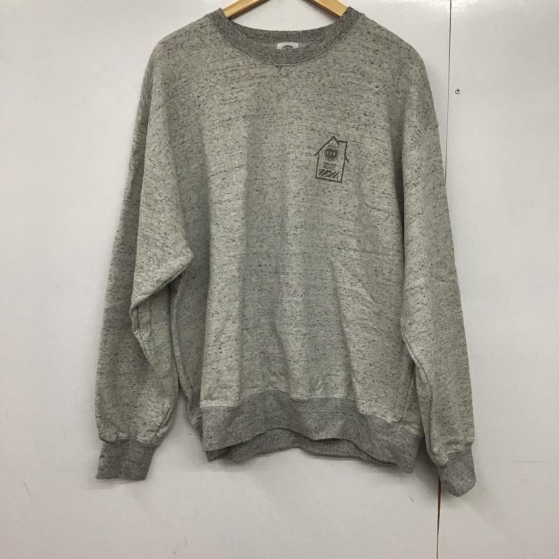 シティー カントリー シティー CITY COUNTRY CITY トレーナー 長袖 XL プリント 灰 / グレー /  メンズ USED 古着 中古 10142398