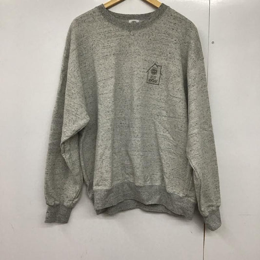 シティー カントリー シティー CITY COUNTRY CITY トレーナー 長袖 XL プリント 灰 / グレー /  メンズ USED 古着 中古 10142398