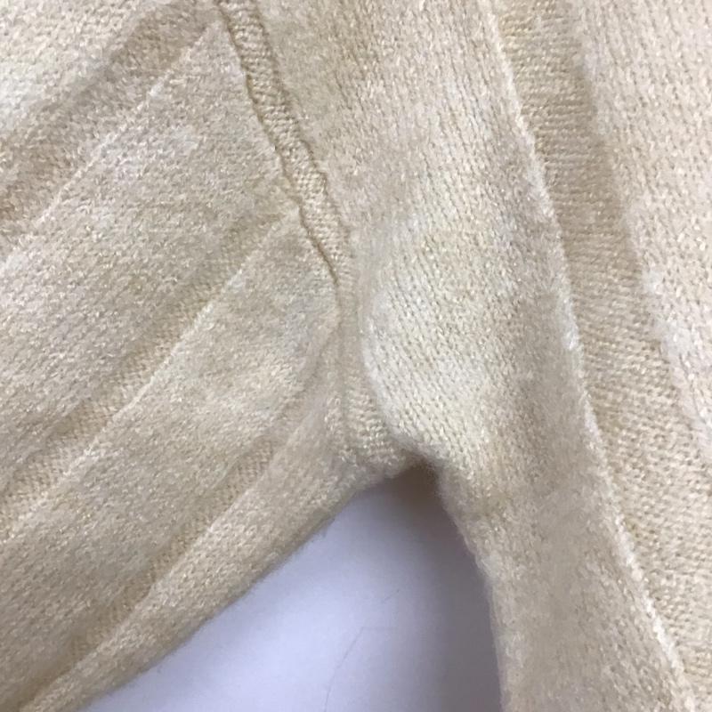 ザラ ZARA ニット、セーター 長袖 S 無地 ベージュ / ベージュ /  レディース USED 古着 中古 10139381