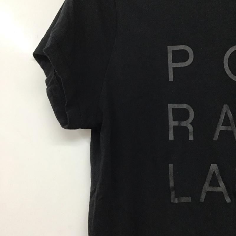 ポロラルフローレン POLO RALPH LAUREN Tシャツ 半袖 半袖カットソー プリントTシャツ クルーネックカットソー M ロゴ、文字 黒 / ブラック /  レディース USED 古着 中古 10145379