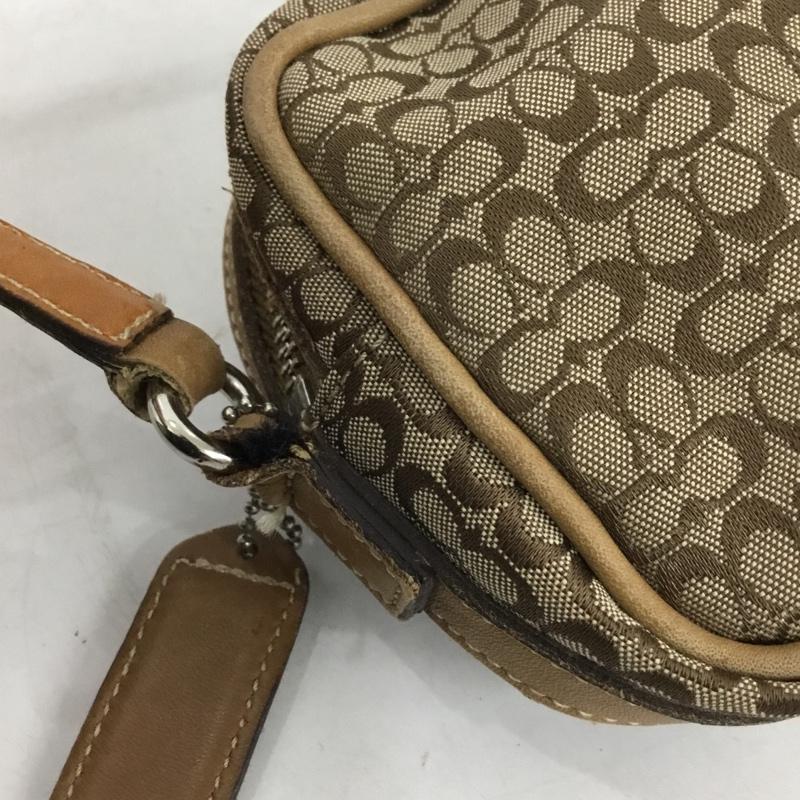 コーチ COACH ショルダーバッグ ショルダーバッグ 6341 シグネチャー 総柄 ベージュ / ベージュ /  レディース USED 古着 中古 10147724