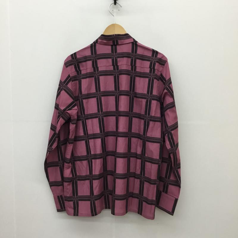 ニードルス Needles シャツ、ブラウス 長袖 Needles Classic shirt MR179 M 総柄 マゼンタ / マゼンタ / X 黒 / ブラック /  メンズ USED 古着 中古 10127167