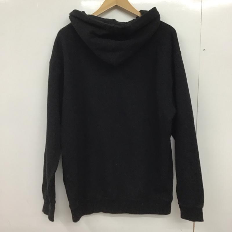 古着 USED パーカー 長袖 長袖パーカー プルオーバーパーカー スウェット M プリント 黒 / ブラック /  メンズ USED 古着 中古 10147625