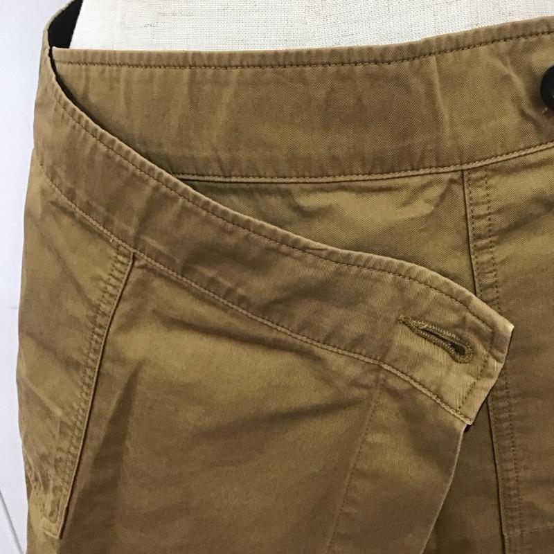 エムエイチエル MHL. スカート ひざ丈スカート 595-8232500 コットン 膝下丈 巻スカート ラップスカート 1 無地 ベージュ / ベージュ /  レディース USED 古着 中古 10108564
