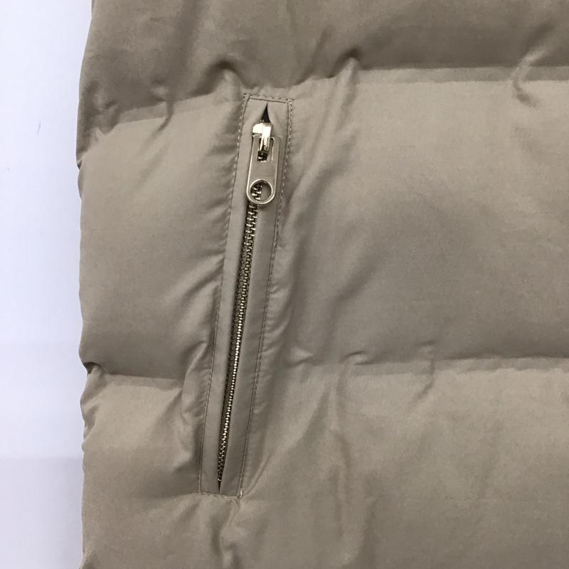 ザラ ZARA ベスト ベスト 3046 241 706 中綿 フード ロング丈 タグ付き L 無地 ベージュ / ベージュ /  レディース USED 古着 中古 10138928