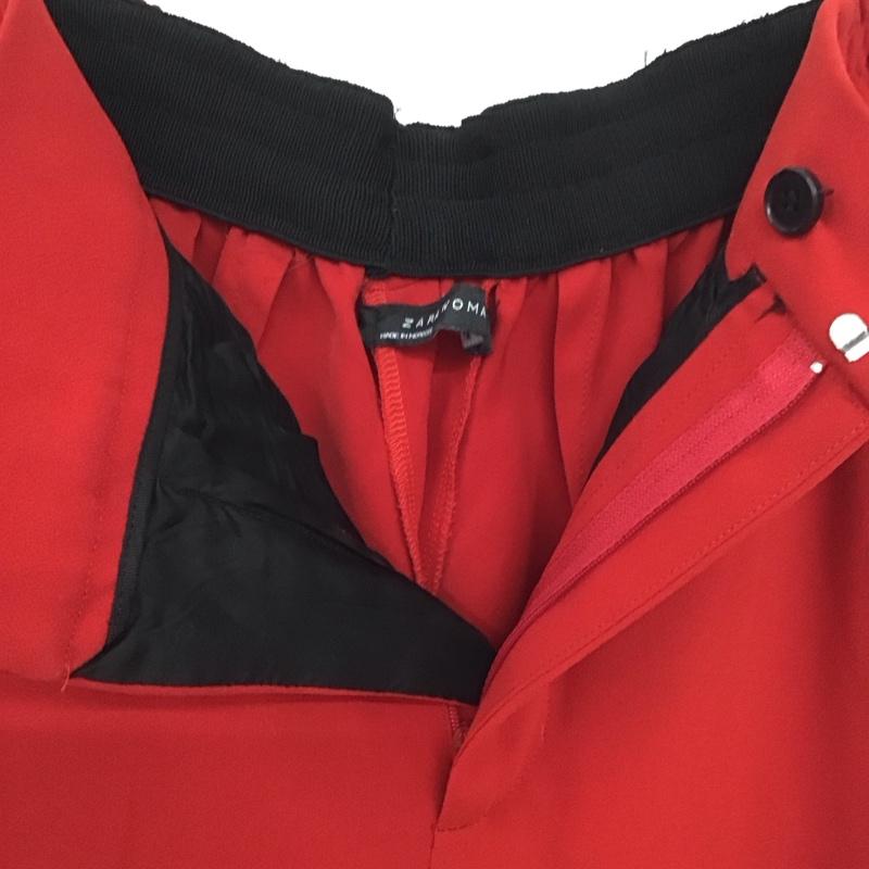 ザラ ZARA ボトムス ボトムス XL 無地 赤 / レッド /  レディース USED 古着 中古 10148747