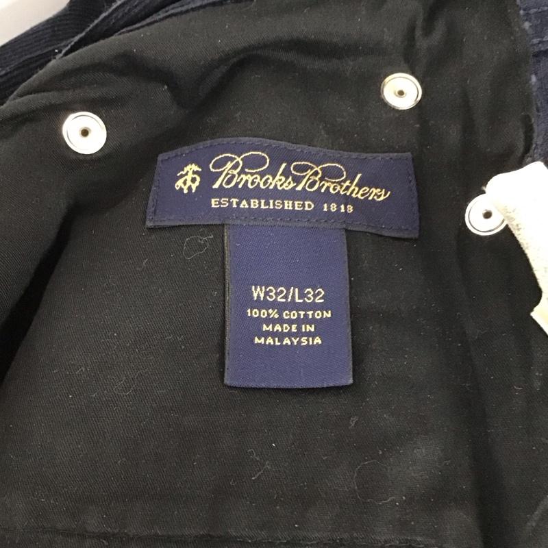 ブルックスブラザーズ BROOKS BROTHERS パンツ デニム、ジーンズ コーデユロイパンツ ワイドパンツ カジュアルパンツ ストレートパンツ 32インチ 無地 紺 / ネイビー /  メンズ USED 古着 中古 10113608