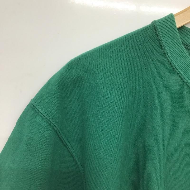 チャンピオン Champion Tシャツ 半袖 半袖カットソー プリントTシャツ クルーネックカットソー L ロゴ、文字 緑 / グリーン /  メンズ USED 古着 中古 10149194