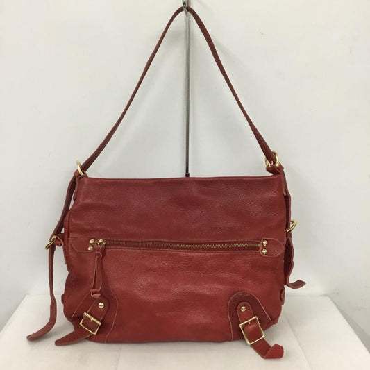 ジェイプレス J.PRESS トートバッグ トートバッグ レザーバッグ 牛革 無地 赤 / レッド /  レディース USED 古着 中古 10135526