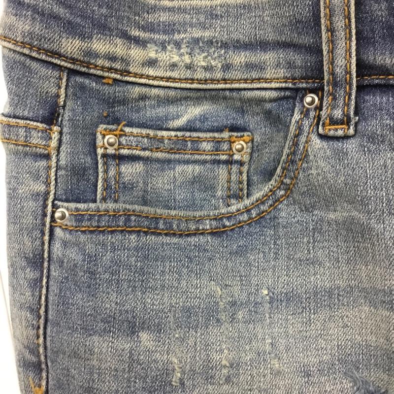 ミニマル mnml パンツ デニム、ジーンズ デニムパンツ スリムパンツ ストレッチパンツ ジーンズ 34 無地 インディゴ / インディゴ /  メンズ USED 古着 中古 10120477