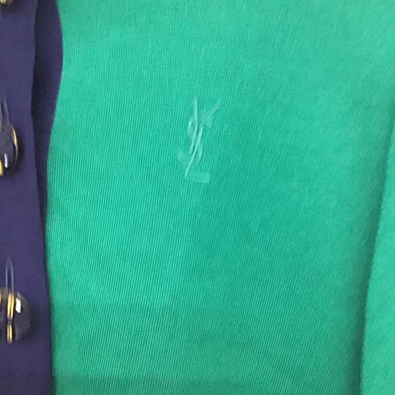 イヴサンローラン Yves Saint Laurent ニット、セーター 長袖 M 無地 緑 / グリーン /  レディース USED 古着 中古 10131123