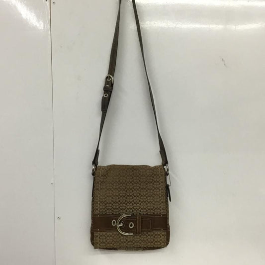 コーチ COACH ショルダーバッグ ショルダーバッグ ミニシグネチャー C05Q 3644 総柄 茶 / ブラウン /  レディース USED 古着 中古 10137939