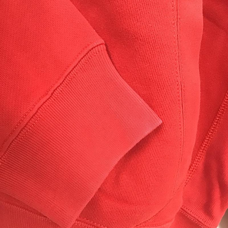 ポロバイラルフローレン Polo by RALPH LAUREN パーカー 長袖 長袖パーカー プルオーバーパーカー スウェット LL ロゴ、文字 赤 / レッド /  メンズ USED 古着 中古 10144485