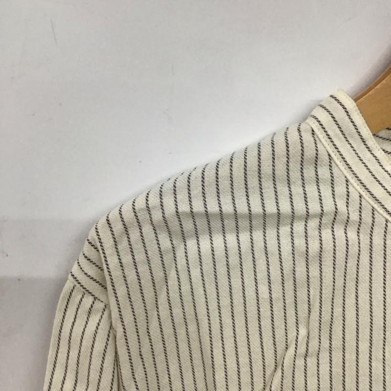 スタディオクリップ studio CLIP シャツ、ブラウス 長袖 M ストライプ マルチカラー / マルチカラー /  レディース USED 古着 中古 10139464