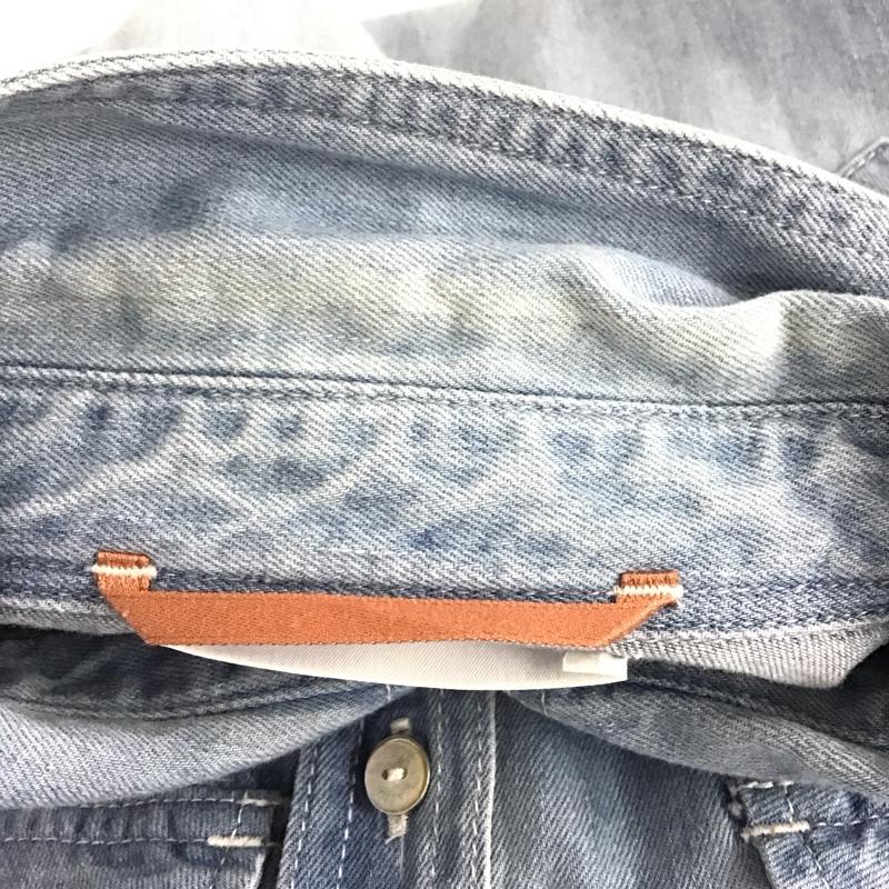 カルナ KALNA シャツ、ブラウス 長袖 1A15002 ルーズシルエットデニムシャツ 0 無地 水色 / ライトブルー /  レディース USED 古着 中古 10143509