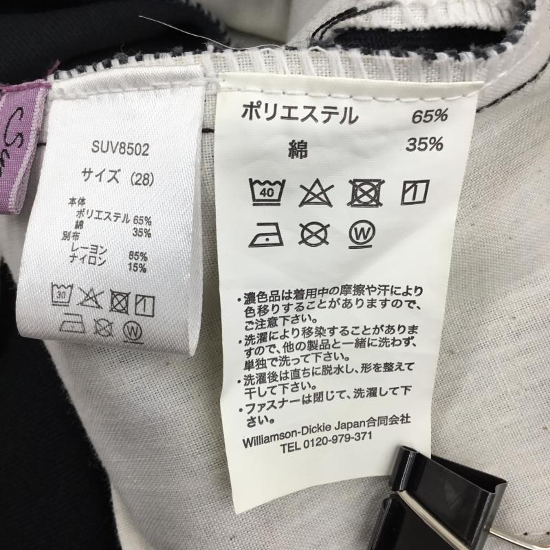ディッキーズ Dickies パンツ ワークパンツ、ペインターパンツ SueUNDERCOVER 28インチ ロゴ、文字 黒 / ブラック / X 紺 / ネイビー /  レディース USED 古着 中古 10140458