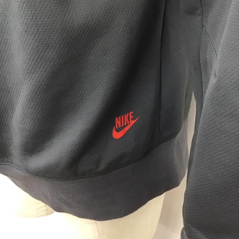 ナイキ NIKE ジャケット、上着 ジャケット、ブレザー L ロゴ、文字 灰 / グレー /  メンズ USED 古着 中古 10114198