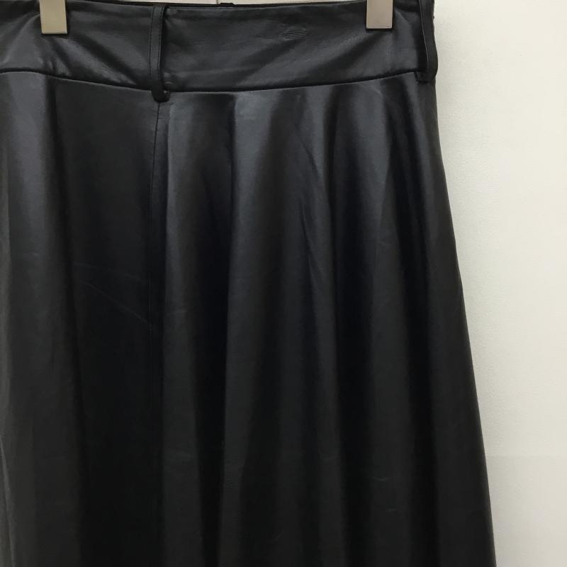 ザラ ZARA スカート ロングスカート M 無地 黒 / ブラック /  レディース USED 古着 中古 10140086