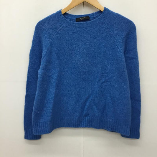 マックスマーラ Max Mara ニット、セーター 長袖 S 無地 青 / ブルー /  レディース USED 古着 中古 10138370
