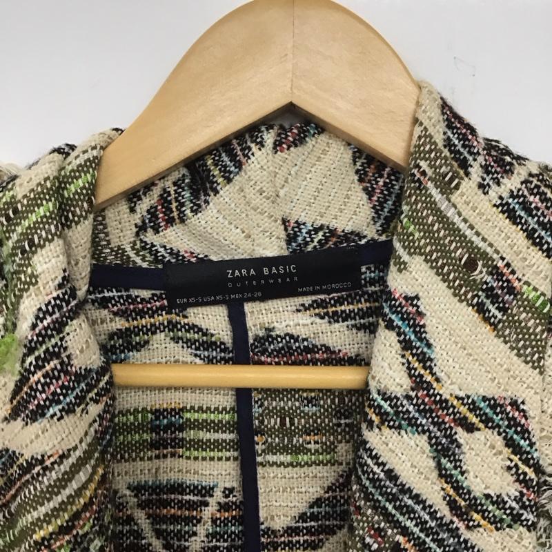 ザラ ZARA ジャケット、上着 ジャケット、ブレザー 総柄 マルチカラー / マルチカラー /  レディース USED 古着 中古 10140342