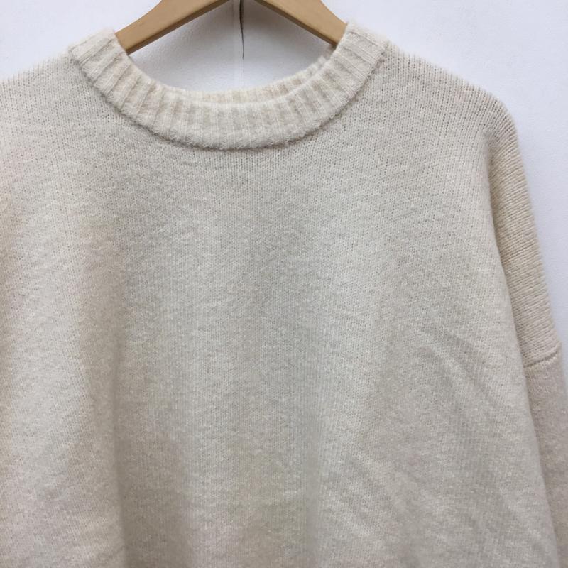 セポ cepo ニット、セーター 長袖 CZM-0034 M 無地 オフホワイト / オフホワイト /  レディース USED 古着 中古 10142855