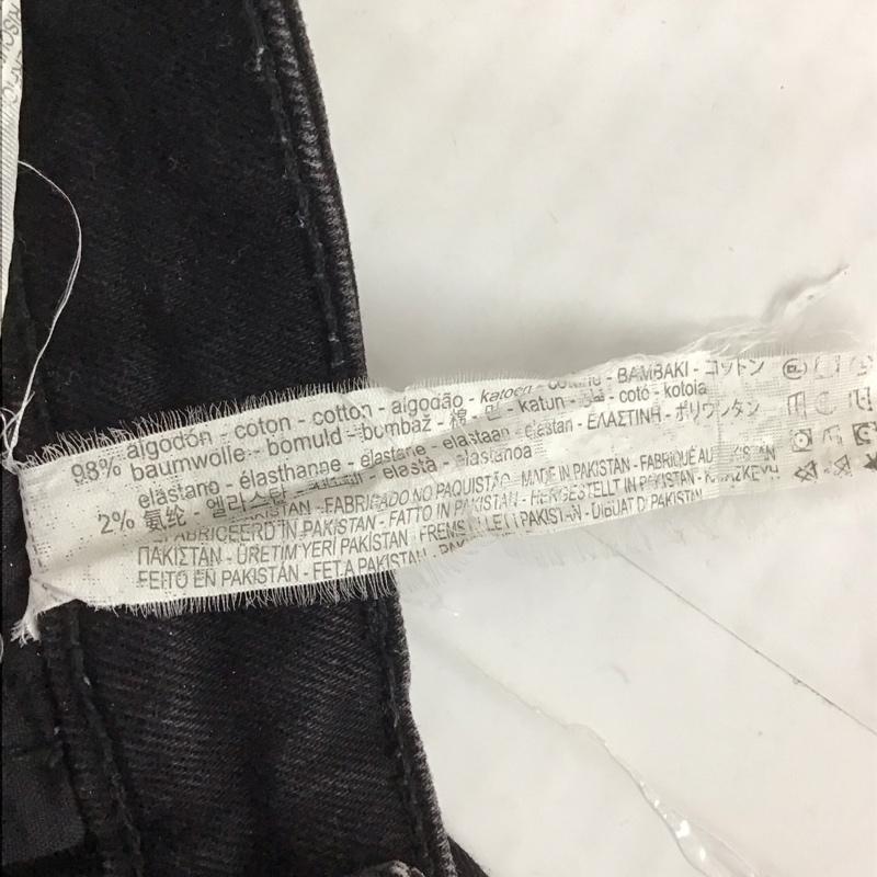 ザラ ZARA パンツ デニム、ジーンズ ストレッチ スキニー 無地 黒 / ブラック /  レディース USED 古着 中古 10122664