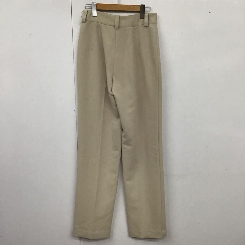 ザラ ZARA パンツ スラックス スラックスパンツ ワイドパンツ カジュアルパンツ センタータックパンツ XS 無地 ベージュ / ベージュ /  レディース USED 古着 中古 10124126