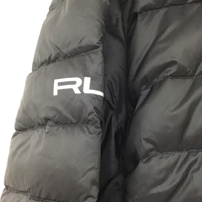 アールエルエックスラルフローレン RLXRALPHLAUREN ジャケット、上着 ジャケット、ブレザー ジップアップジャケット ダウンジャケット アウター ロゴ、文字 黒 / ブラック /  メンズ USED 古着 中古 10143854