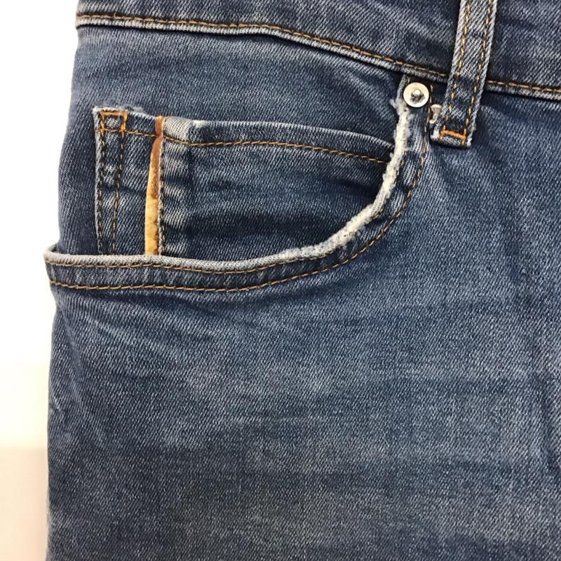 ザラメン ZARA MAN パンツ デニム、ジーンズ デニムパンツ スリムパンツ カジュアルパンツ ストレッチパンツ 42 無地 インディゴ / インディゴ /  メンズ USED 古着 中古 10140718