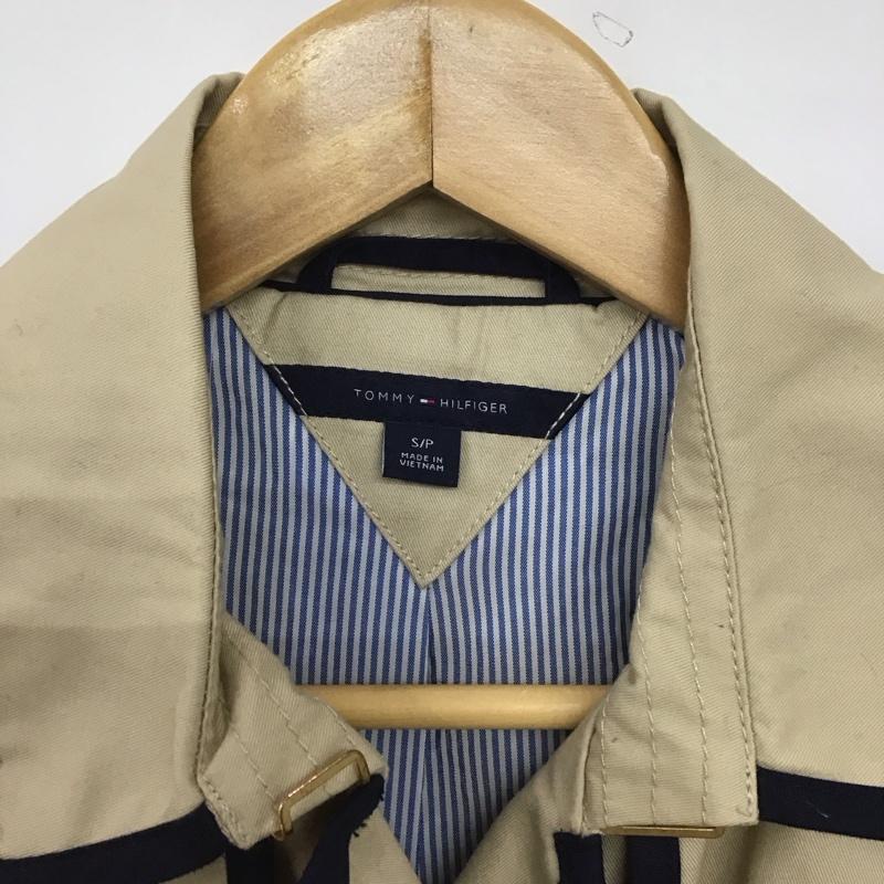 トミーヒルフィガー TOMMY HILFIGER コート トレンチコート S 無地 ベージュ / ベージュ /  レディース USED 古着 中古 10147895