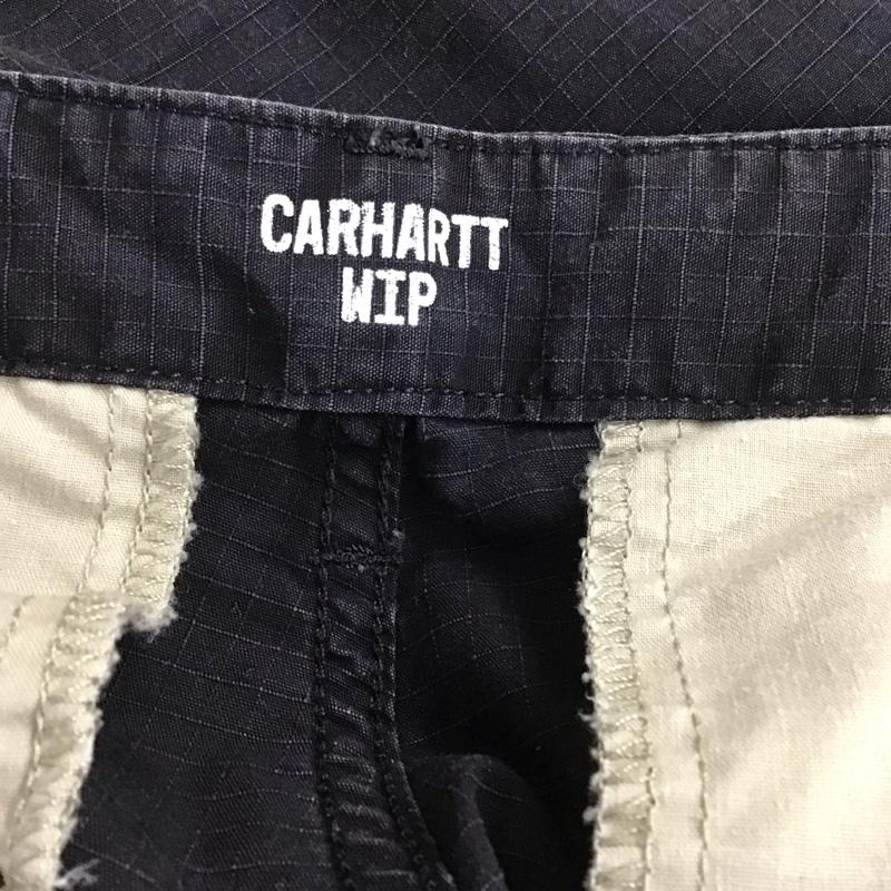 カーハート Carhartt パンツ ワークパンツ、ペインターパンツ ワークパンツ ワイドパンツ カジュアルパンツ ミリタリーパンツ 34 ロゴ、文字 黒 / ブラック /  メンズ USED 古着 中古 10112697