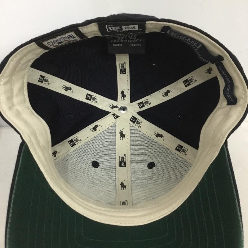 ポロバイラルフローレン Polo by RALPH LAUREN 帽子 キャップ NEW ERA NY クーパーズタウン ロゴ、文字 紺 / ネイビー /  メンズ USED 古着 中古 10142803