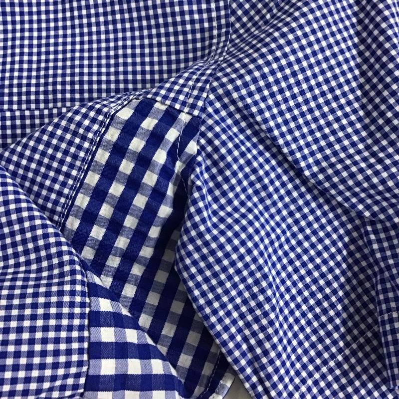 フレッドペリー FRED PERRY シャツ、ブラウス 半袖 半袖シャツ チェックシャツ カラーシャツ S チェック 白 / ホワイト / X 青 / ブルー /  メンズ USED 古着 中古 10130126